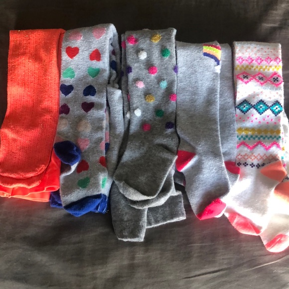 Boden Other - Mini Boden and Cat & Jack Tights Bundle 4-5T